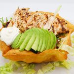 Grilled Chicken Tostada Salad Bowl